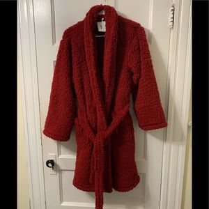 NWT Pottery Barn Teddy Bear Faux Fur Robe